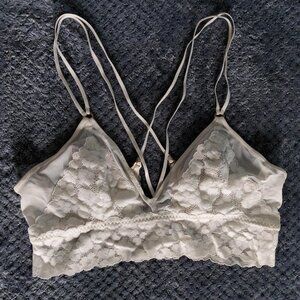 Aerie White Lace Bralette